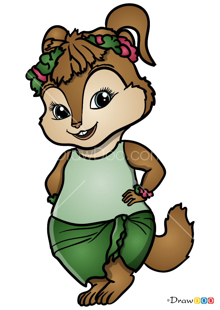 How to Draw Eleanor Miller, Alvin and Chipmunks